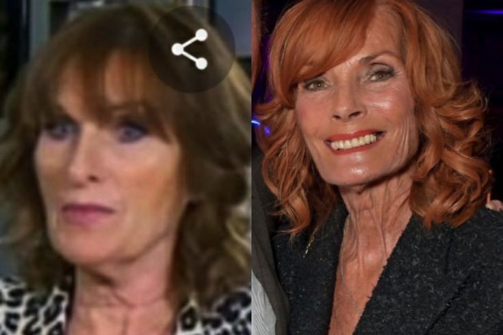 Linda Clark and Sandra Redknapp comparison
