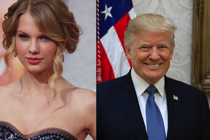 Taylor Swift vs Donald Trump